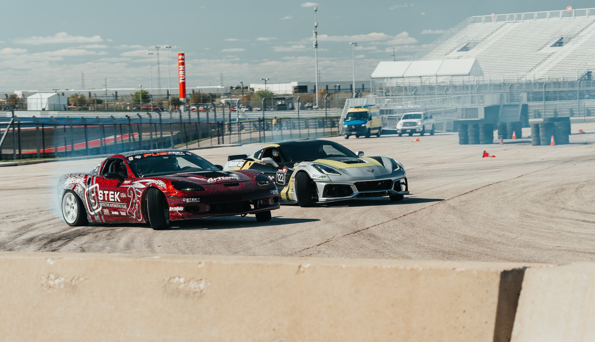 STEK C6 Drift Car: Advan Inspired PPF Livery