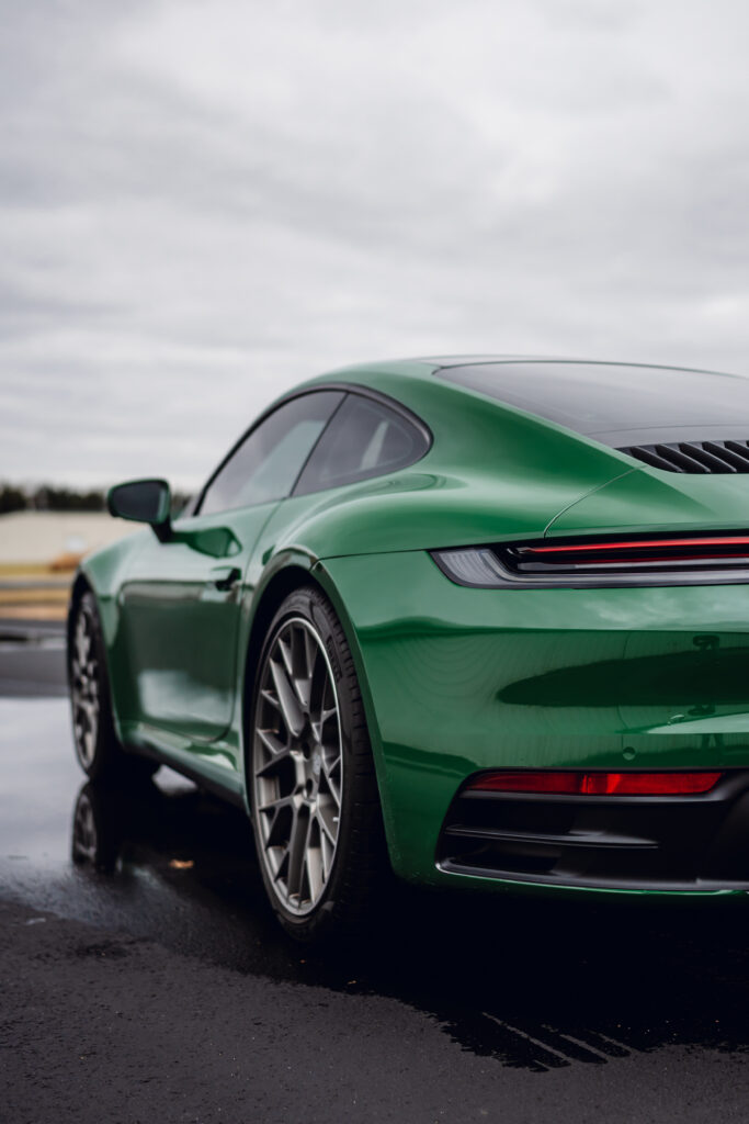 Porsche 911 Turbo S in British Racing Green PPF